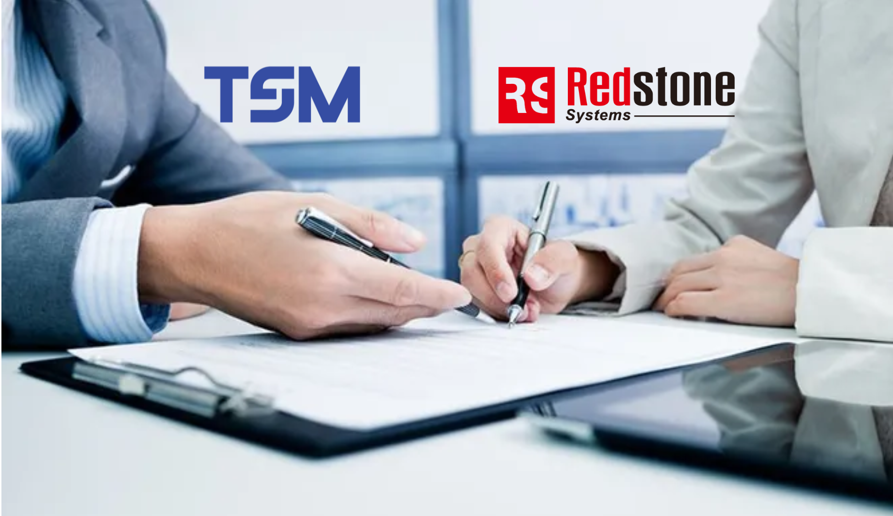 TSM officially cooperates with RedStone System Inc.,